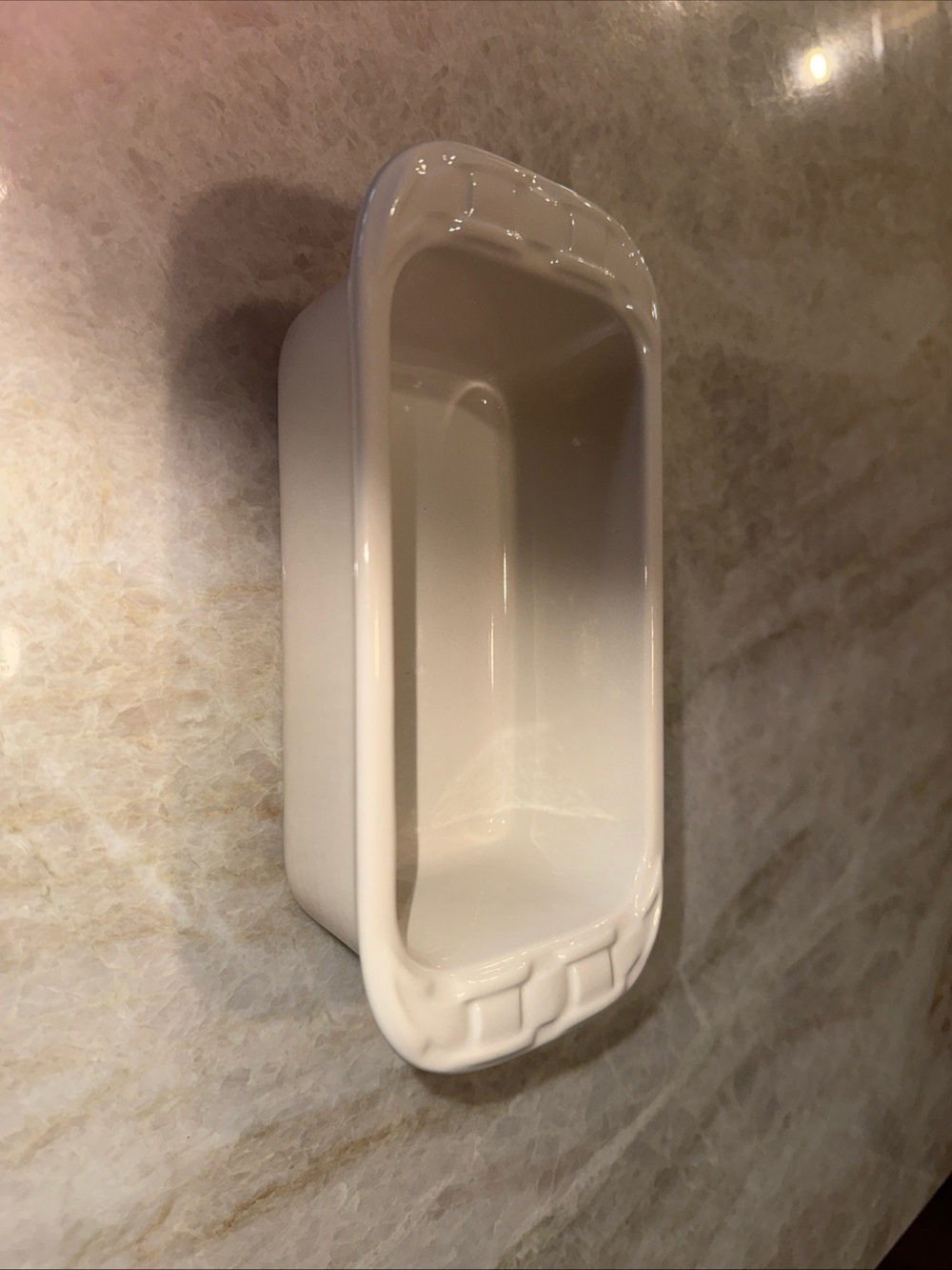 Longaberger woven traditions ivory mini loaf pan